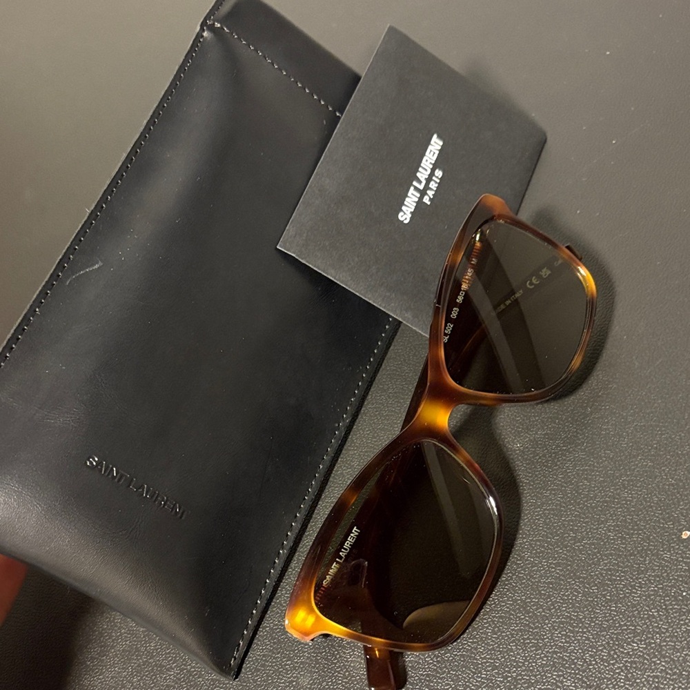 Saint Laurent  SL502 Havana Sunglasses